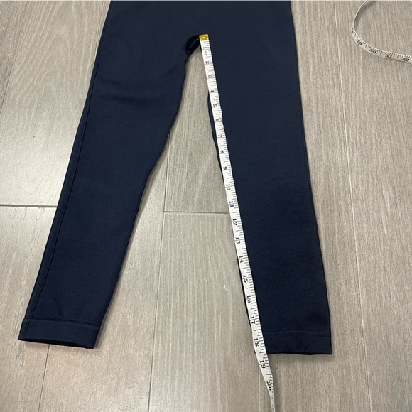 SPANX Look at Me Now Seamless Cropped Ankle Leggings Dark Navy High Waisted S P - Picture 10 of 10